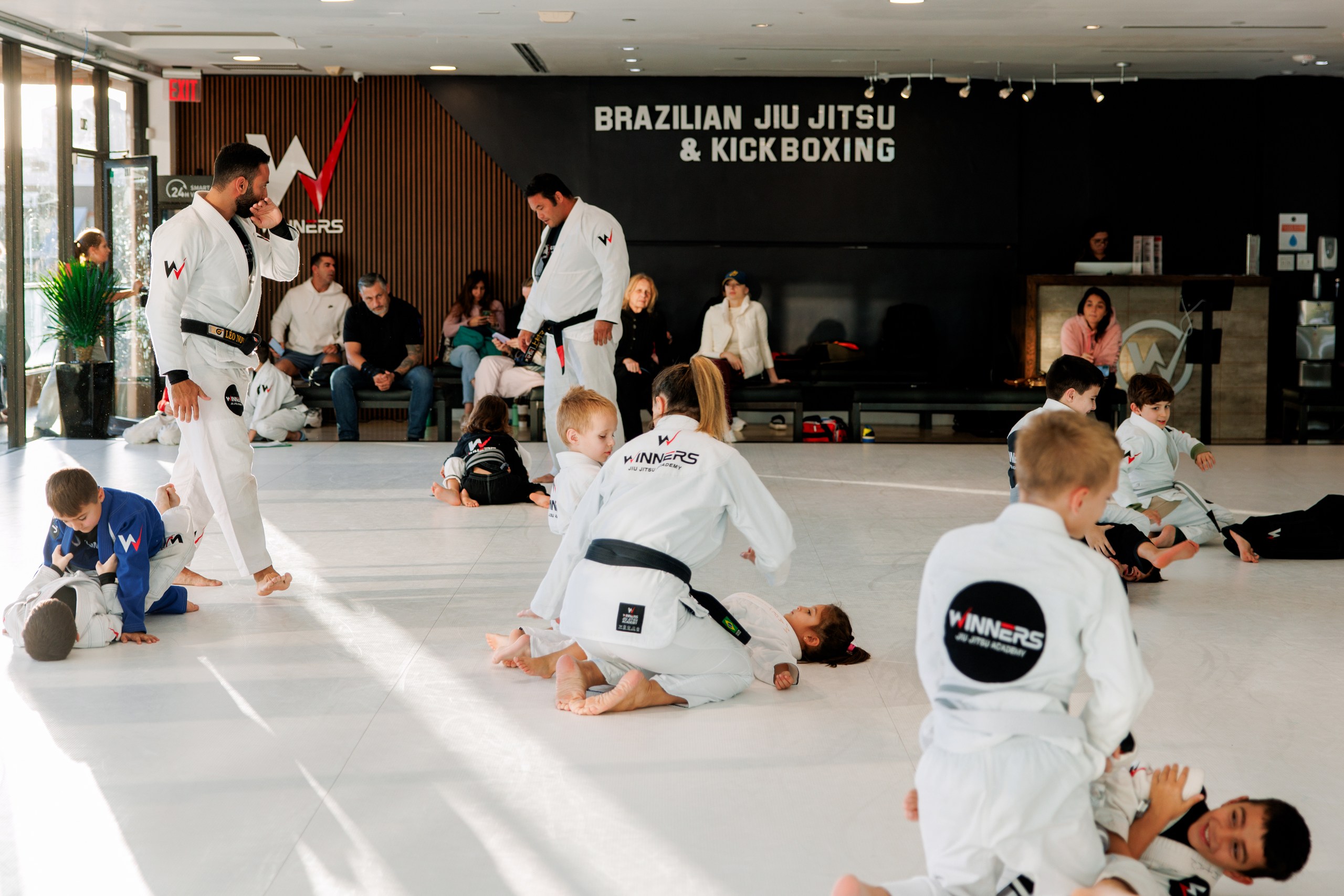Brazilian Jiu-Jitsu training at Winners Academy in Sunny Isles Beach